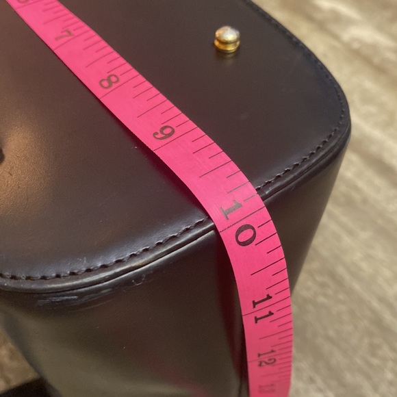 Louis Quatorze Maroquinerie leather Vintage shoulder leather black purse - Picture 10 of 14